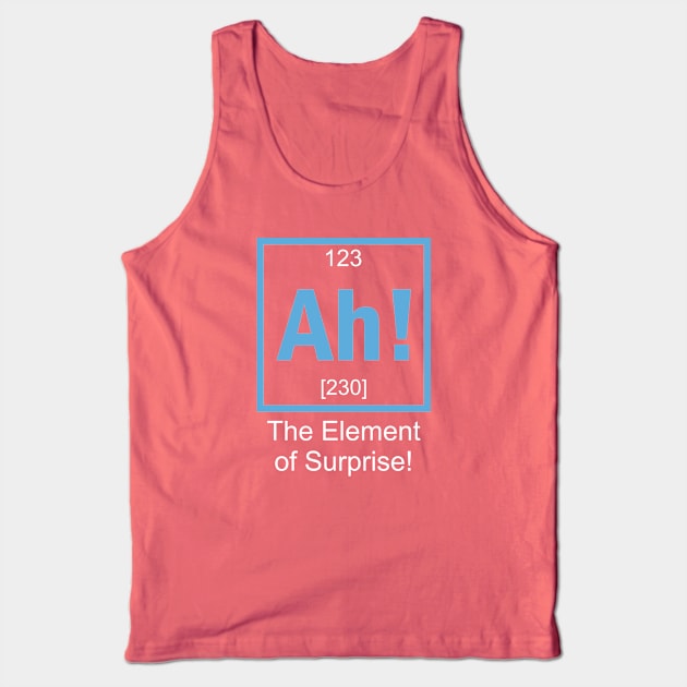 Ah The Element Of Surprise Tank Top by Ubold